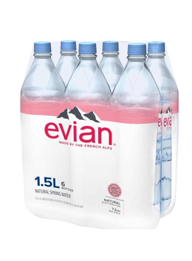EVIAN STILL WATER 1,5 LITER X 6 PACK - Image 2