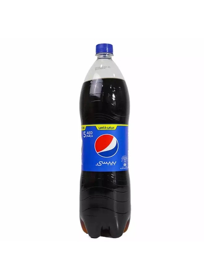 Pepsi - Pepsi Cola Flavor Soft drink, Carbonated Beverage 6 Servings Soft Drink, 1.5 Litre - Image 1