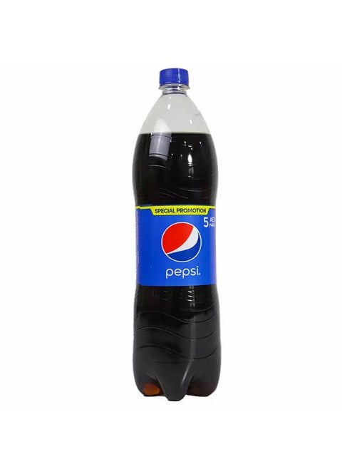 Pepsi Cola Flavor Soft drink, Carbonated Beverage 6 Servings Soft Drink, 1.5 Litre