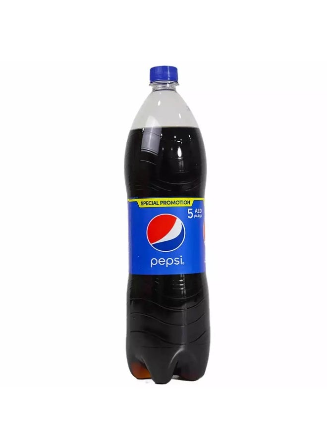 Pepsi - Pepsi Cola Flavor Soft drink, Carbonated Beverage 6 Servings Soft Drink, 1.5 Litre - Image 1