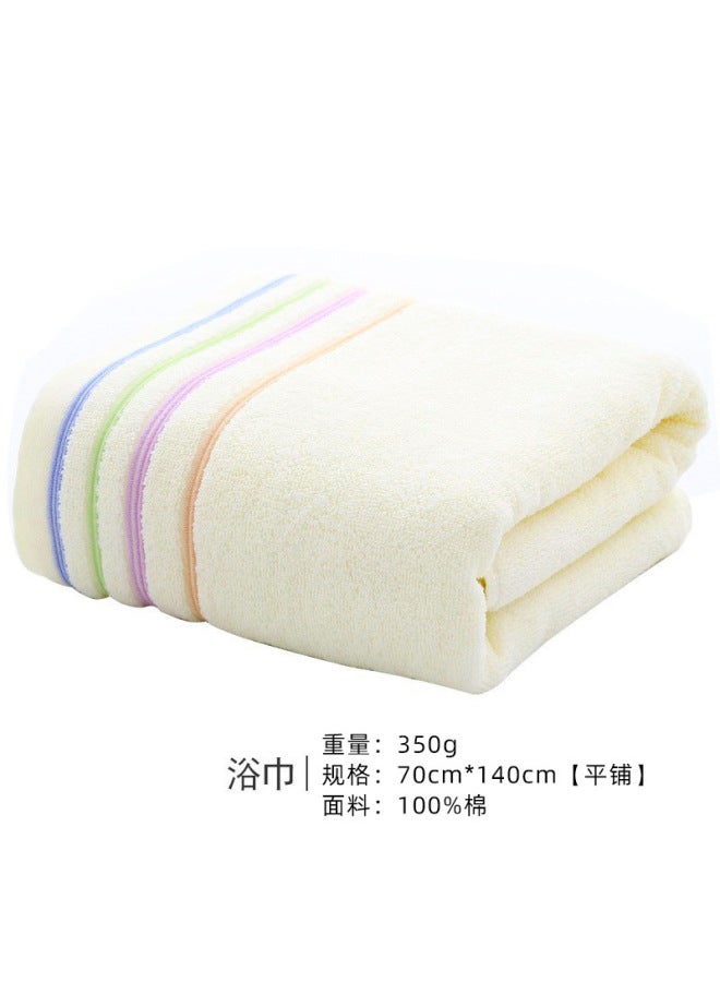 Bath Towel Pure Cotton Type A Thickeneded Adult Household Large Bath Towel Hotel Gift Bath Towel Manufacturer Can Be Embroidered Logo