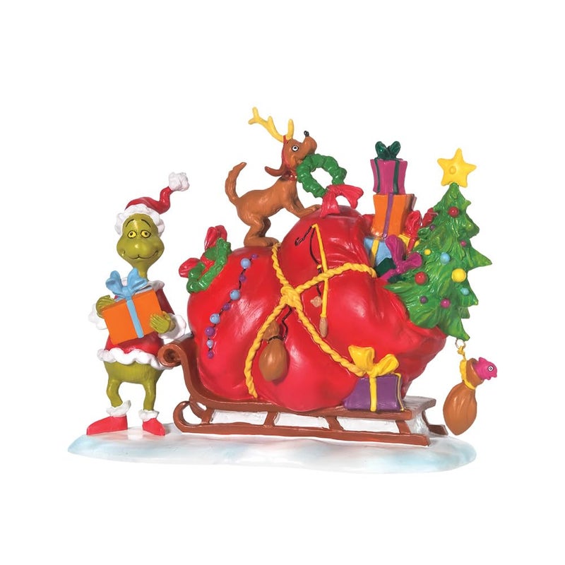 Department 56 Dr. Seuss Grinch Village Accessories Small Heart Grew Figurine, 3.75 Inch, Multicolor - Image 3