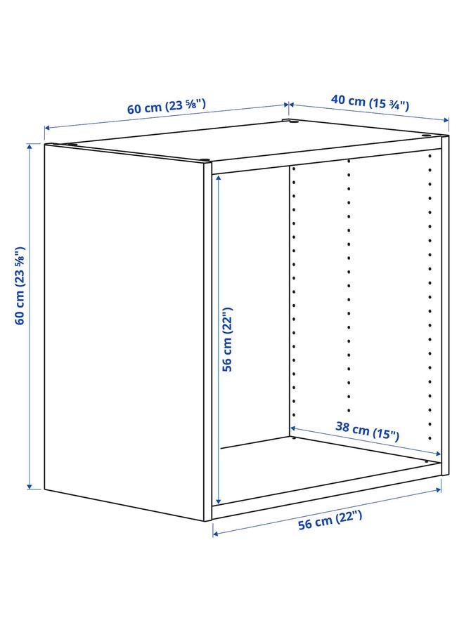 Frame, white, 60x40x60 cm  - Image 4