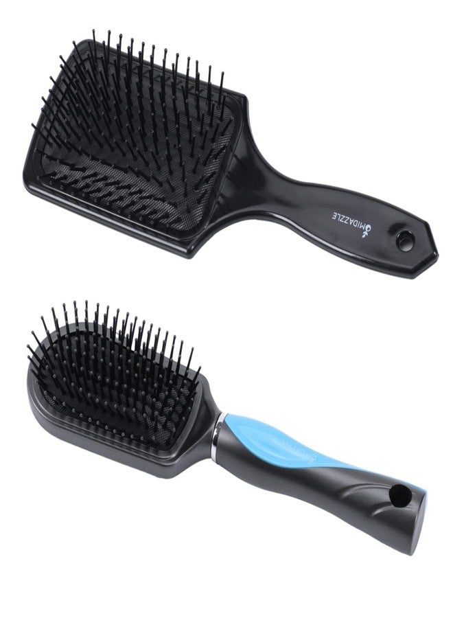 Omidazzle Midazzle Premium Cushioned & Paddle Hair Brush for Men & Women - Pack of 2 (HB2-11) - Image 3