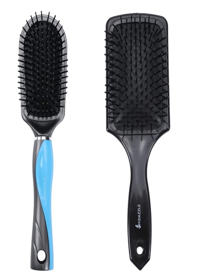 Omidazzle Midazzle Premium Cushioned & Paddle Hair Brush for Men & Women - Pack of 2 (HB2-11) - Image 1