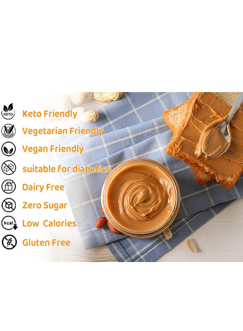 KETO ROCKETS Peanut Butter- Diet - Keto - Zero Sugar 350 gram - Image 2