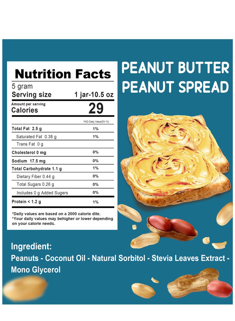 KETO ROCKETS Peanut Butter- Diet - Keto - Zero Sugar 350 gram - Image 5