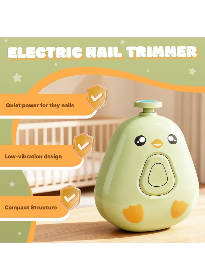 Electric Baby Nail Trimmer File for Infants and Kids, 6 Grinding Heads, Low Vibration & Gentle Power for The Care of Your Baby,Safe and Quiet - Image 2