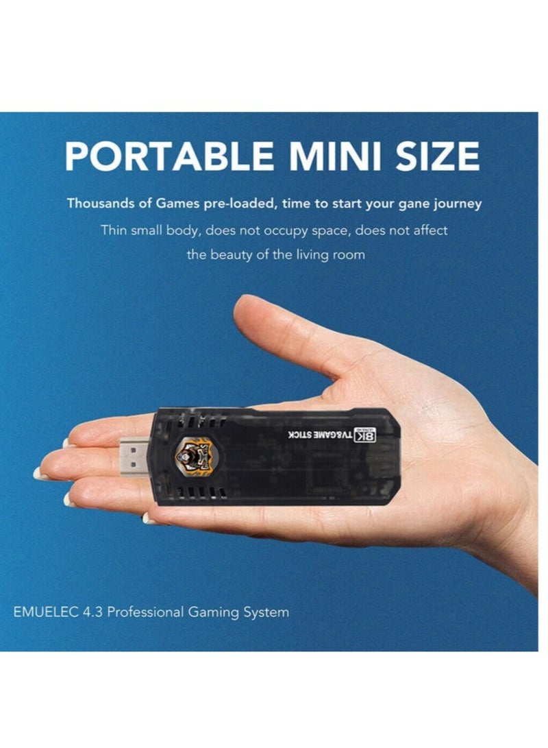 إلترازون جهاز تلفزيون ذكي بنظام الأندرويد والألعاب بوكس مزدوج النظام بمراقب لاسلكي رباعي النواة بمقاطع فيديو بجودة 8K و 4K و 10000 لعبة مثبتة - Image 5