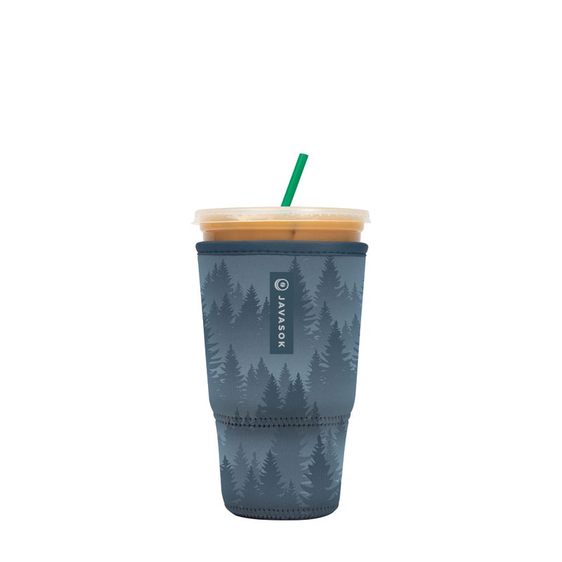 Sok It Java Sok Iced Coffee & Cold Soda Insulated Neoprene Cup Sleeve (Foggy Woods  XLarge: 38-42oz) - Image 1