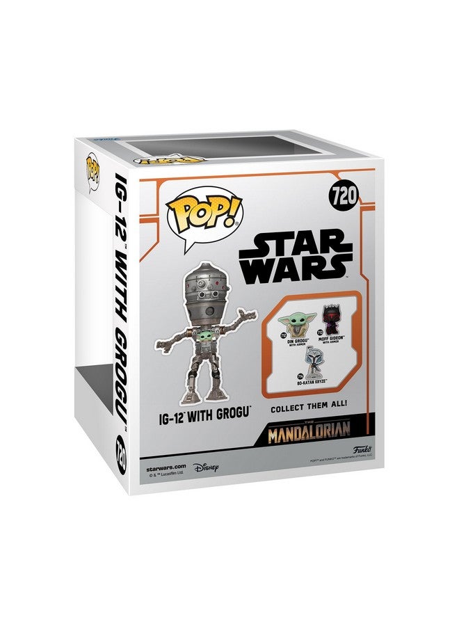 Funko Pop Deluxe: Star Wars: The Mandalorian 0 - Grogu (The Child, Baby Yoda) - (IG-12) - Collectable Vinyl Figure - Gift Idea - Official Merchandise - Toys for Kids & Adults - Sci-Fi Fans - Image 3