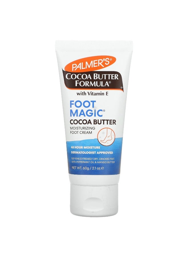 PALMER'S - Palmer's, Cocoa Butter Formula® with Vitamin E, Foot Magic, with Peppermint Oil & Mango Butter, 2.1 oz (60 g) - Image 1