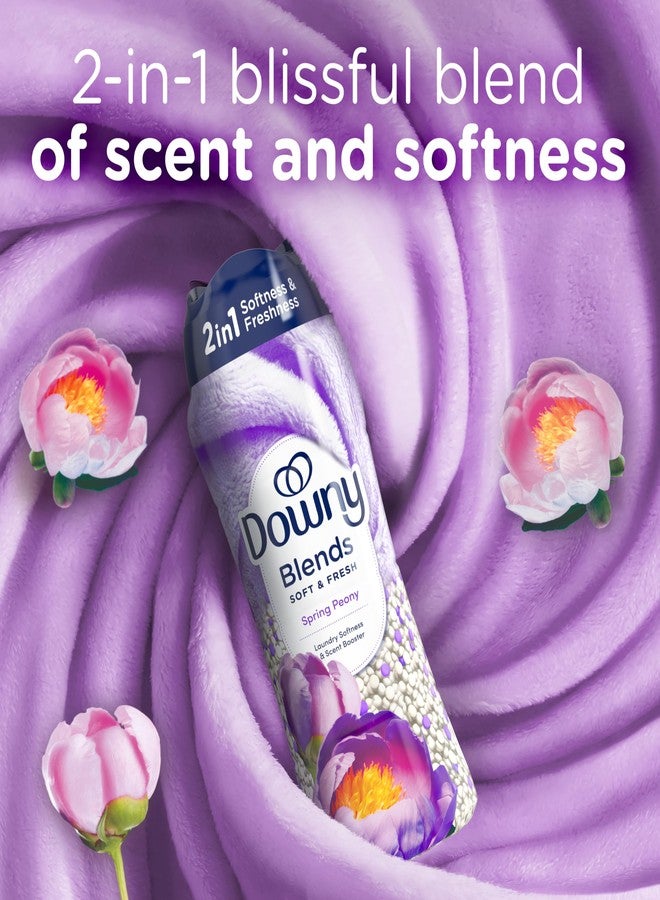 Downy Blends 2-in-1 Soft & Fresh Laundry Scent Booster Beads, Spring Peony Scent, 13.0 OZ, Laundry Softness and Scent Booster - Image 2