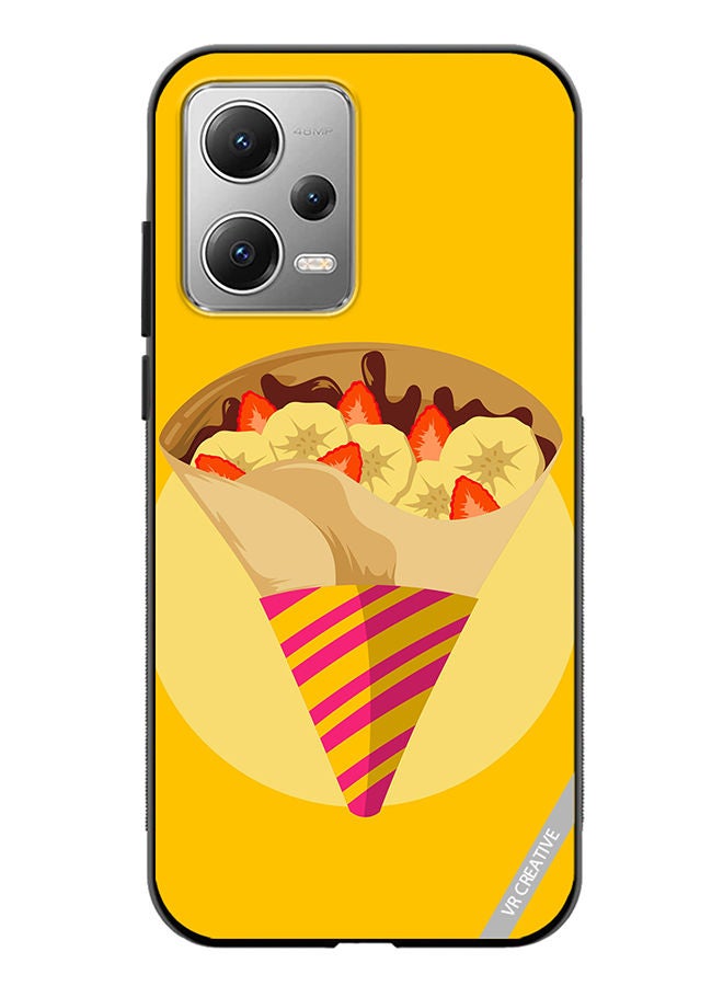 VR CREATIVE Protective Case Cover For Xiaomi Redmi Note 12 A Delicious Crepes With Lots Of Toppings Design Multicolour - Image 1
