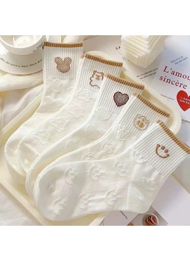 KUYING Fashion Anti Slip Breathable Sports Socks Ten Piece Set 