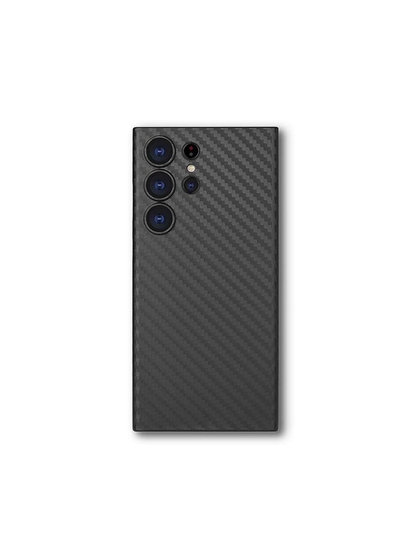 Carbon Fiber Texture Ultra Light Ultra Thin Protective Case Cover for Samsung Galaxy S24 Ultra (Black)  - Image 4