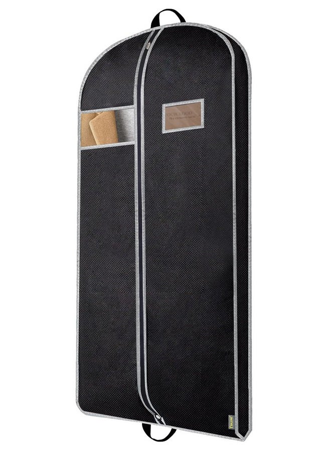 Baleine BALEINE 1PK Heavy Duty Garment Bag with Shoe Storage Travel Bag for Dresses, Suit, Coats Travel Essential (43", Black)  - Image 1