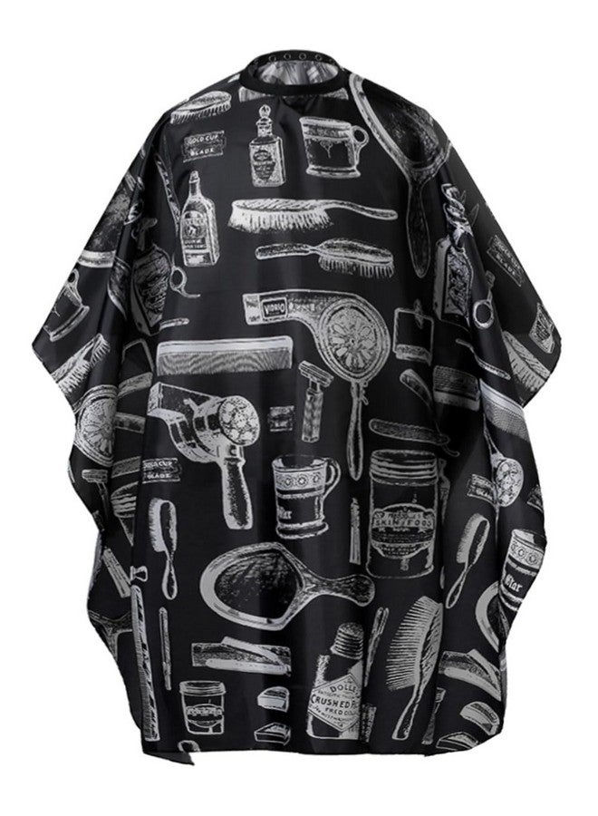 Borogo Professional Waterproof Hair Styling Cape Nylon Haircuting Salon Cape Gown Hair Salon with Snap Closure - 50" x 60" - Image 1