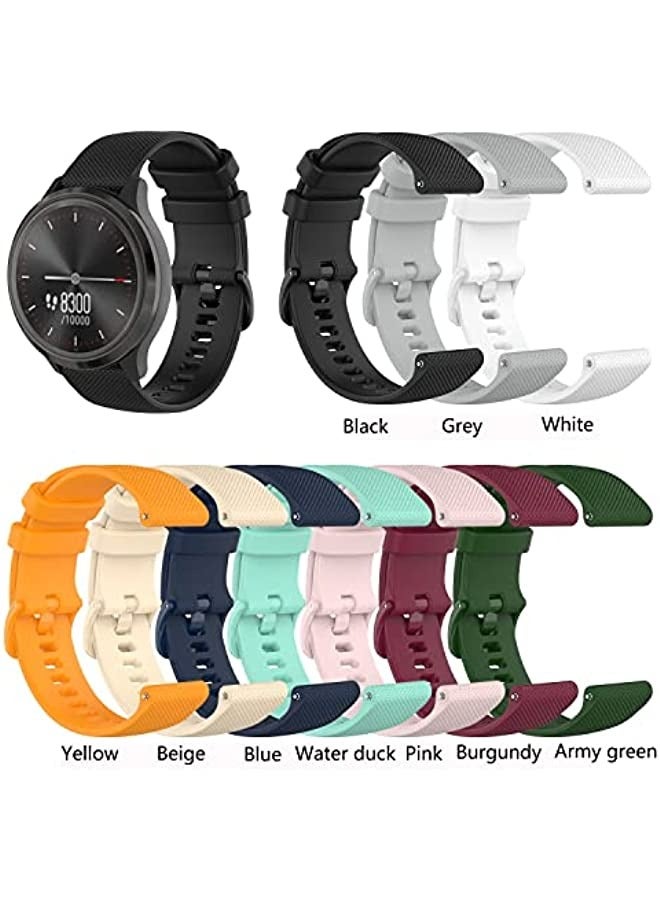 Band For Huawei Watch GT3 42mm Checkered Silicone Watch Band (Black) - Image 5