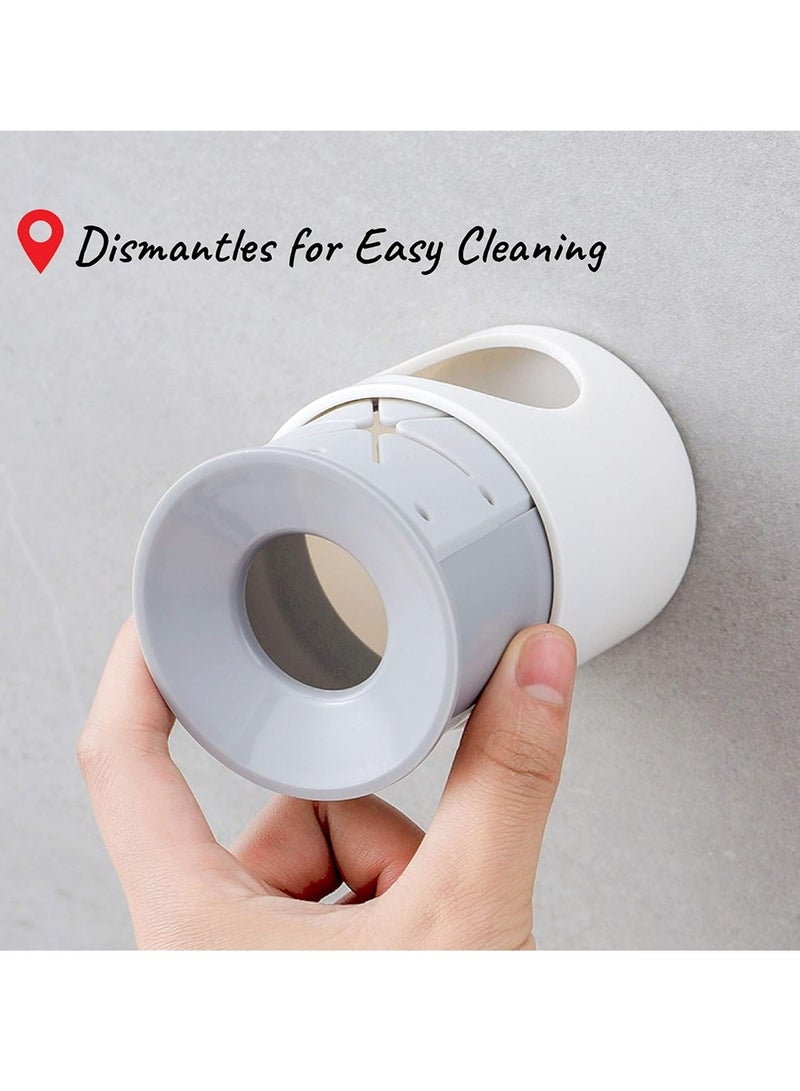 2-Pack Electric Toothbrush Holder, Wall Mounted for Shower Space-Saving, Storage Organizer Caddy for Kids, Bathroom Decor - Image 3