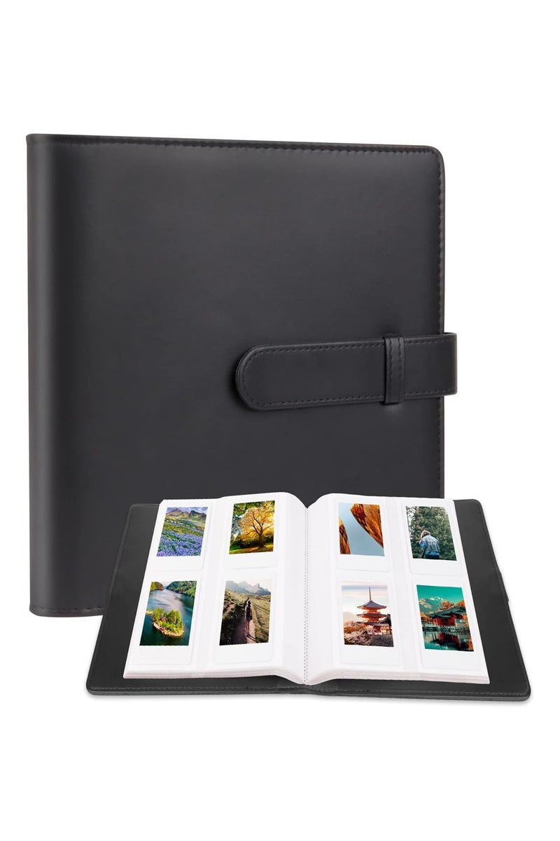 VKL ألبوم صور 256 لفيلم فوجي فيلم إنستكس ميني كاميرا، صور بولارويد 2x3 بوصة، كتاب ألبوم صور لفوجي فيلم إنستكس ميني 11 12 9 90 70 40 8 كاميرا فورية، لفيلم إنستكس ميني الفوري (أسود) - Image 1