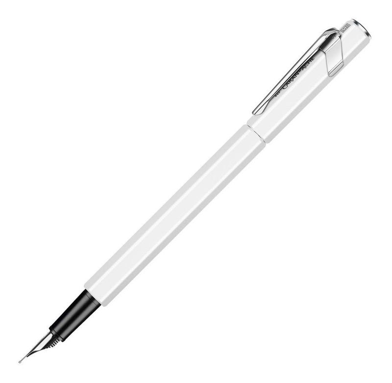 Caran d'Ache Fountain Pen, Medium, Medium Point, 849 0840-001, White, Dual-Use - Image 4