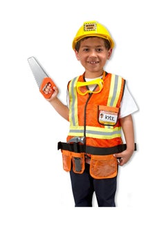 Melissa & Doug Melissa & Doug and Construction Worker Role Play Costume Set 