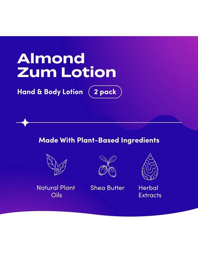ZUM Hand And Body Lotion Almond 6 Fl Oz (2 Pack) - Image 3