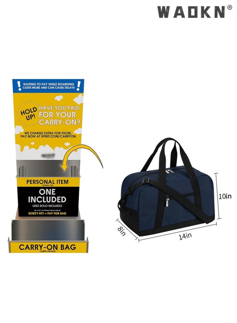 Compact and Lightweight Small Gym Bag, 14-Inch Carry-On Mini Duffel Bag, Perfect for Travel, Sports, and Daily Use - Ideal for Fitness Enthusiasts