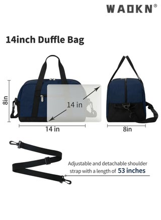 Compact and Lightweight Small Gym Bag, 14-Inch Carry-On Mini Duffel Bag, Perfect for Travel, Sports, and Daily Use - Ideal for Fitness Enthusiasts - pzsku/Z6C2A31A503FEE7763FF3Z/45/1748250703/f4dfa405-945a-4e51-8f88-22220cb4c5d1