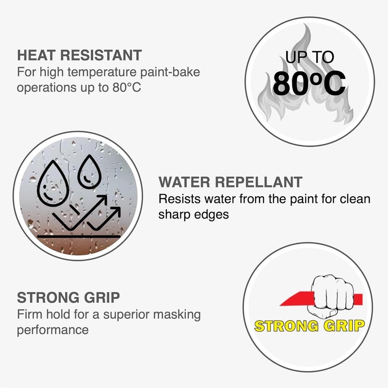KLAPiT Industrials Masking Tape 2 Inch x 46m - Image 4