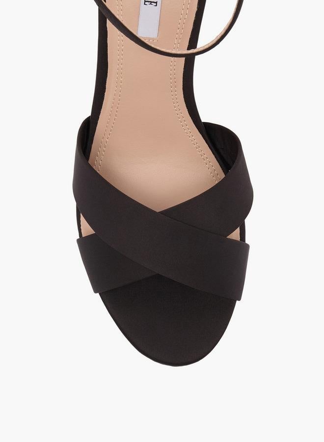 ELLE Women Cross Strap Wedge Heel Sandals - Image 4