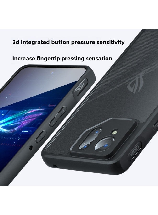 For ASUS ROG9Pro Phone Case Skin Feel Frosted Air Bag Qijia TPU Pc Case Beer Shell Red Devil 9Pro-Color:Strange Armor-transparent-Applicable Models:Asus Rog 9pro  - Image 4