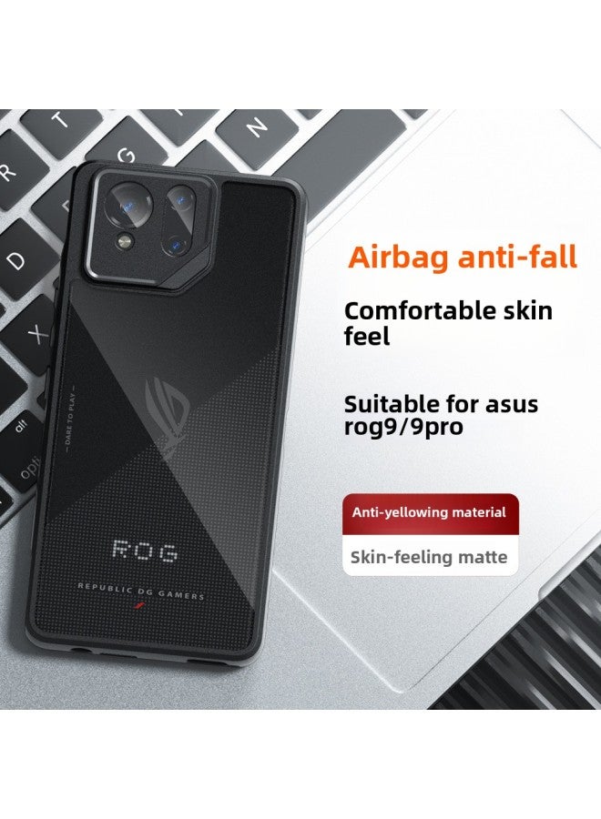 For ASUS ROG9Pro Phone Case Skin Feel Frosted Air Bag Qijia TPU Pc Case Beer Shell Red Devil 9Pro-Color:Strange Armor-transparent-Applicable Models:Asus Rog 9pro  - Image 5