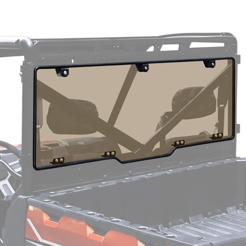 StarknightMT Ranger 1000 Rear Window Tinted Back Window Rear Windshield Compatible with Polaris Ranger 1000 XP 1000 Crew 20172025 Ranger XP 900 Crew 20132019 Heavy Duty