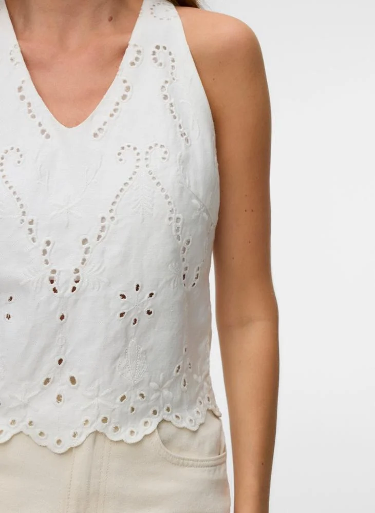 Vero Moda  VMLYNG Halterneck Sleeveless Top for Women | Best Price UAE