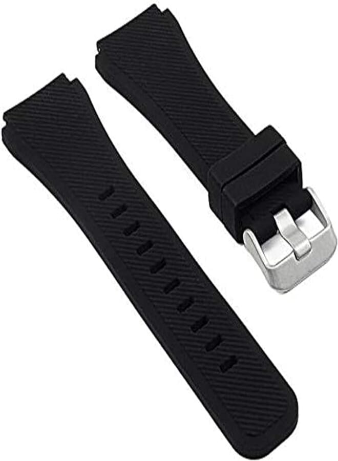 OR other watch silicone black band 22mm compatible with samsung gear s3 /huawie GT 1/fosel gen. 4/honor magic 2 / galaxy watch 46mm