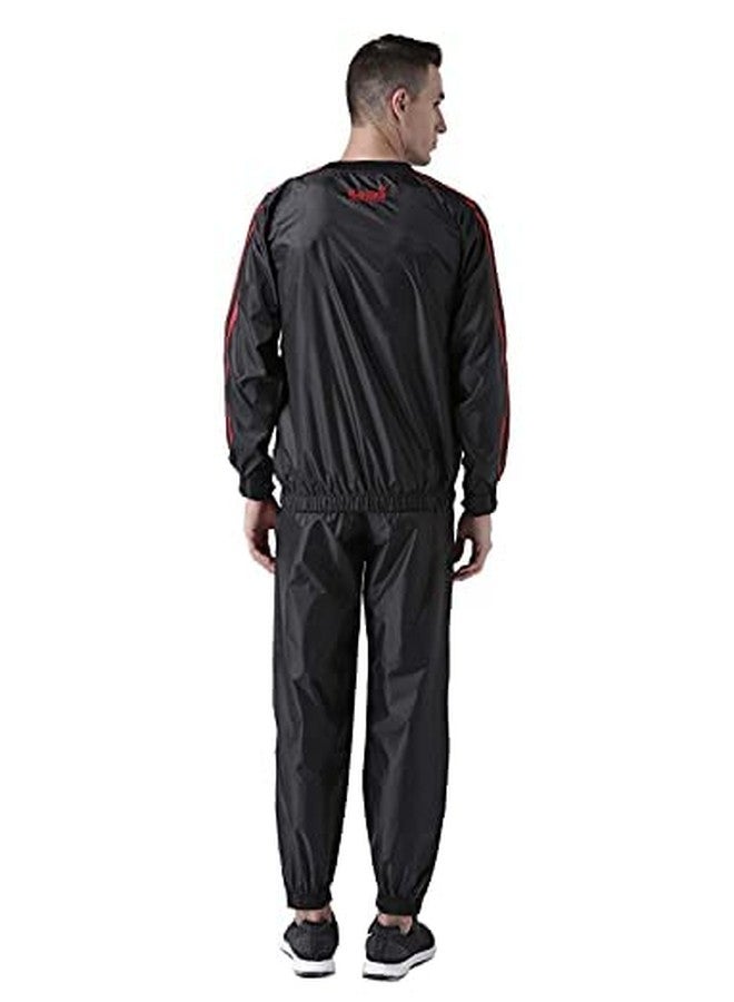 USI UNIVERSAL USI Professional Sauna Suit Top & Bottoms Sweat Sports Suit Sauna Suit For Men (X-Large) - Image 2