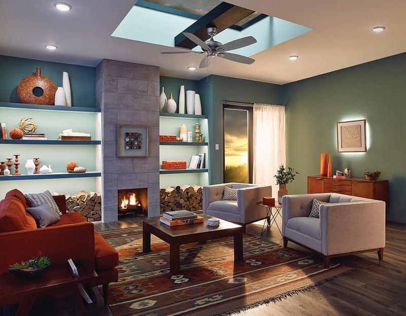 Kichler Gen I LED Downlight in White, 7.5" Ceiling Flush Mount Interior Dimmable Light, 3000K, (7.5" x 1.5"), 43846WHLED30 - Image 4