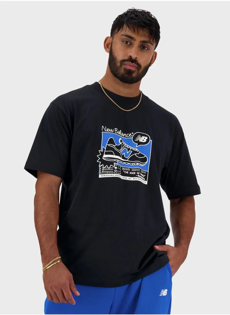 New Balance New Balance Relaxed Ad T-Shirt