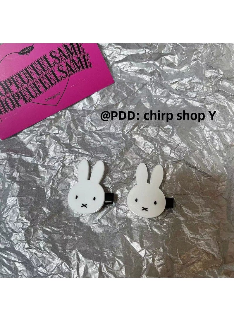 Generic Cute Miffy Rabbit Hair Clip Y2KMiffy rabbit mini clip one Miffy rabbit mini clip one 