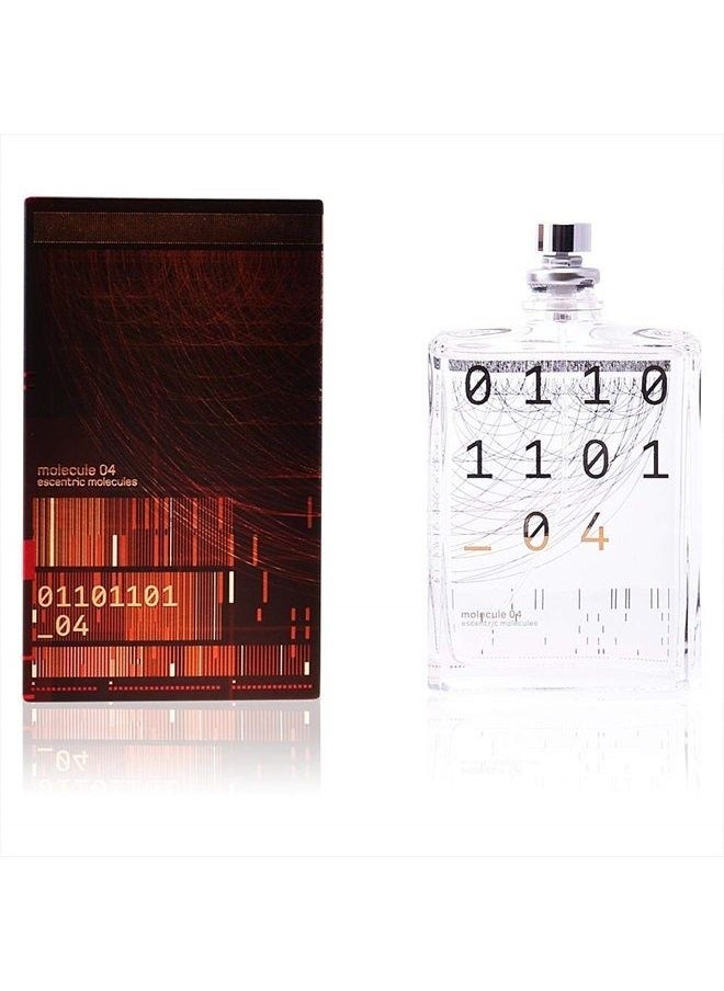 Escentric Molecules Molecule 04 for Unisex Edt Spray, 3.5 Fl Oz