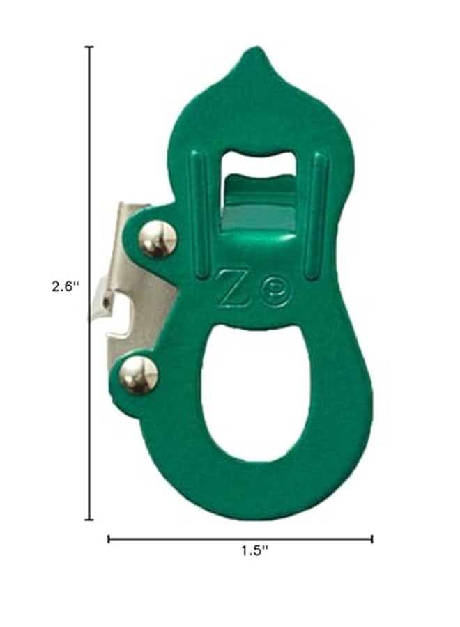 IPPINKA Japanese Metal Can Opener, Stainless Steel, Hyotan Design, Green, Made in Tsubame, Japan - Image 3