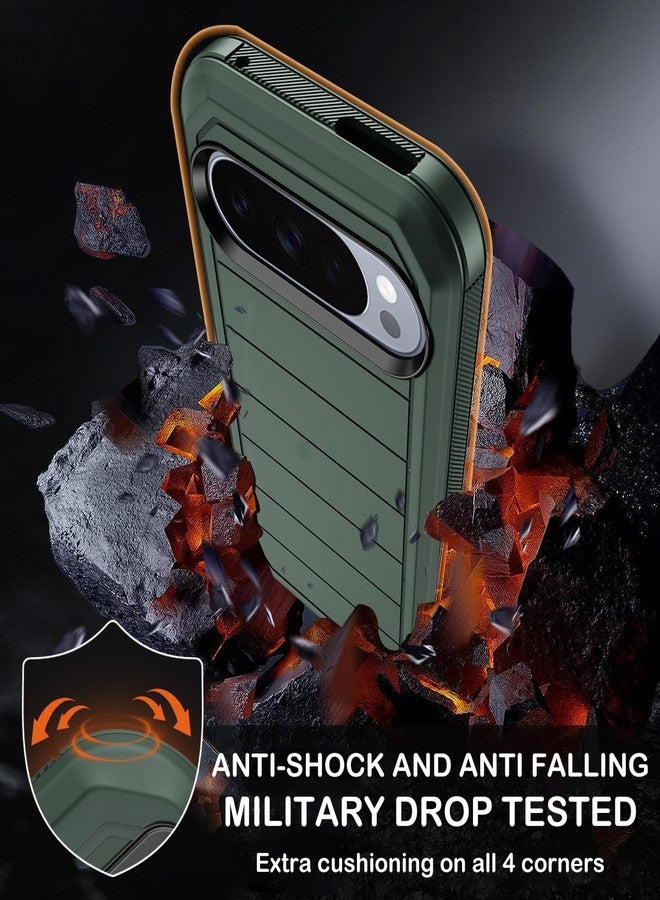 KECAI Belt Clip Case for Google Pixel 10 Pro XL, 2x Screen Protectors, Heavy Duty Shockproof Drop Protection Bumper Military Grade Full Body Non-slip Rugged Durable Phone Cover Kickstand - Image 4