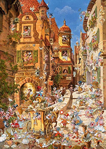 Heye Puzzles Romantic Town 1000 Pc by Day Michael Ryba - Image 5