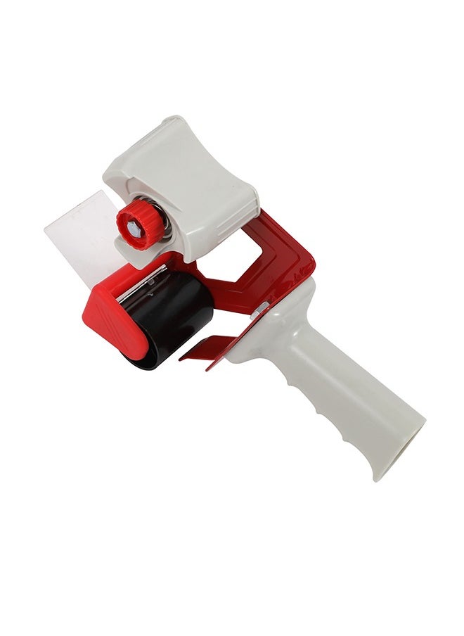 LAWAZIM Tape Dispenser - Red - Durable Tape Dispenser with Adjustable Tension Knob, Ergonomic Handle, and Sharp Metal Edge - Ideal for Shipping, Packing, Moving, Wrapping, and Box Sealing Tasks  - Image 1