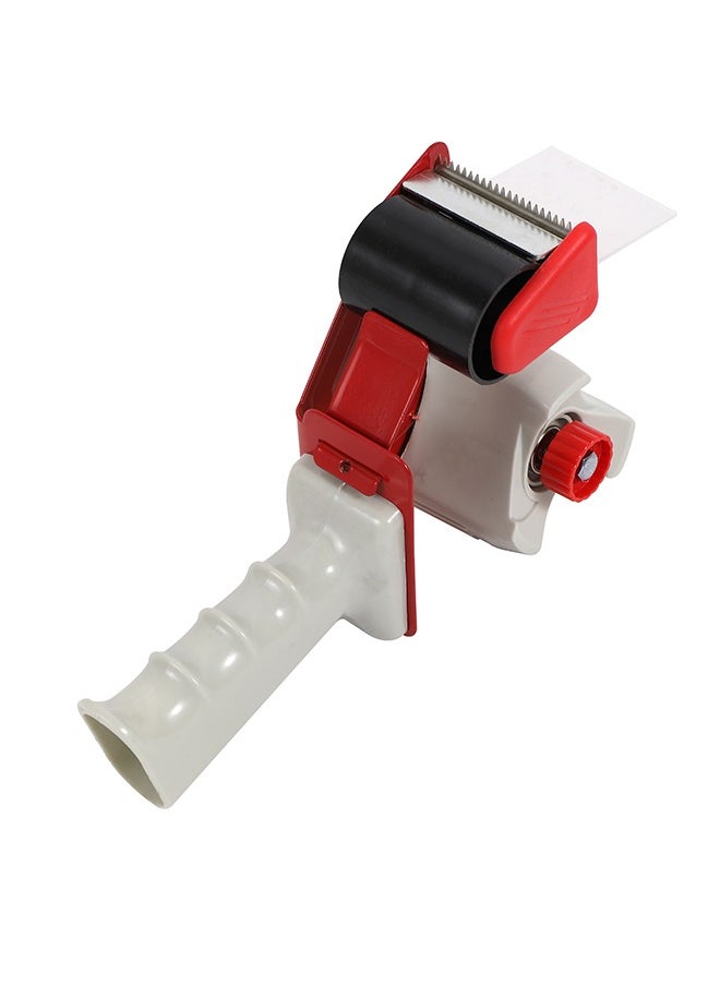 LAWAZIM Tape Dispenser - Red - Durable Tape Dispenser with Adjustable Tension Knob, Ergonomic Handle, and Sharp Metal Edge - Ideal for Shipping, Packing, Moving, Wrapping, and Box Sealing Tasks  - Image 2
