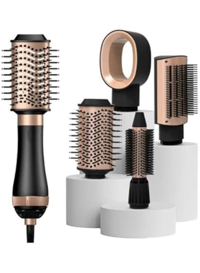 MoeHair Professional 4-in-1 Hair Dryer Brush with Ceramic Coating and Overheat Protection Technology, 1000W - MO-7154 - Image 1
