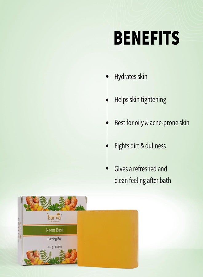 بارفا صابون بارفا بالجلسرين النقي يحتوي على مكونات طبيعية لتدليل بشرتك، صابون استحمام فاخر لجميع أنواع البشرة. (عبوة من قطعتين من صابون الاستحمام بالنييم والريحان) - Image 5