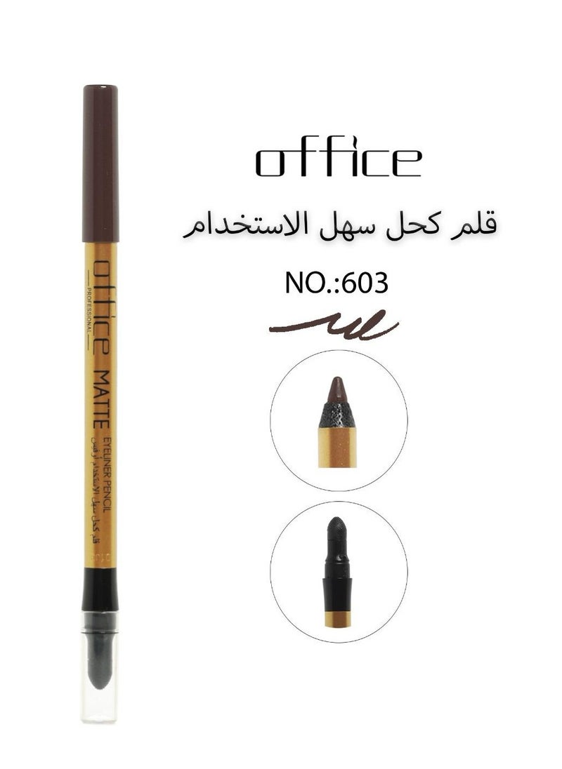 Office - Matte Eyeliner Pencil NO. :603 - Image 1